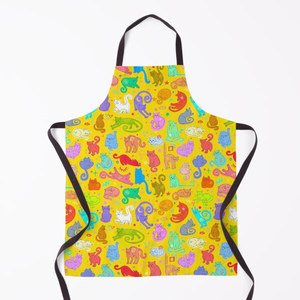 Item preview, Seamless Pattern with Colorful Funny Cats designed and sold by Bearlala.