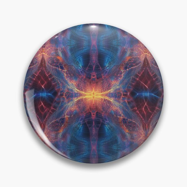 Item preview, Fractal Geometry Vibrant Psychedelic Colors designed and sold by MidArtForge.