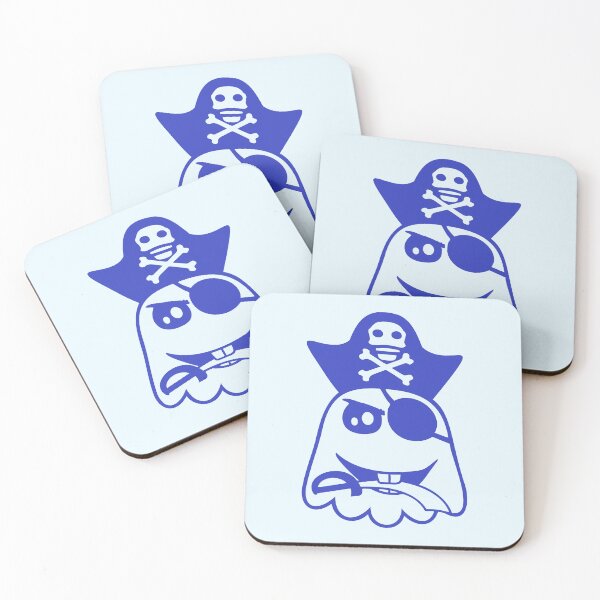 Item preview, Funny Pirate Ghost Evil Cool Captain Halloween Fun designed and sold by shirt-o-mat.