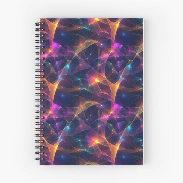 Item preview, Fractal Geometry Vibrant Psychedelic Colors designed and sold by MidArtForge.