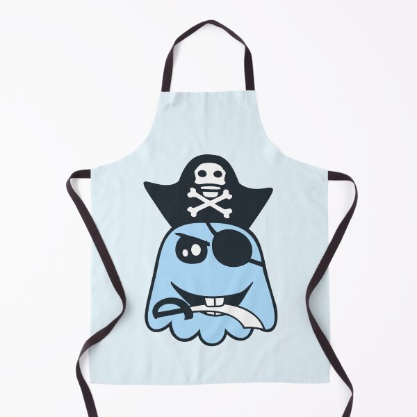 Item preview, Funny Pirate Ghost Evil Cool Captain Halloween Fun designed and sold by shirt-o-mat.