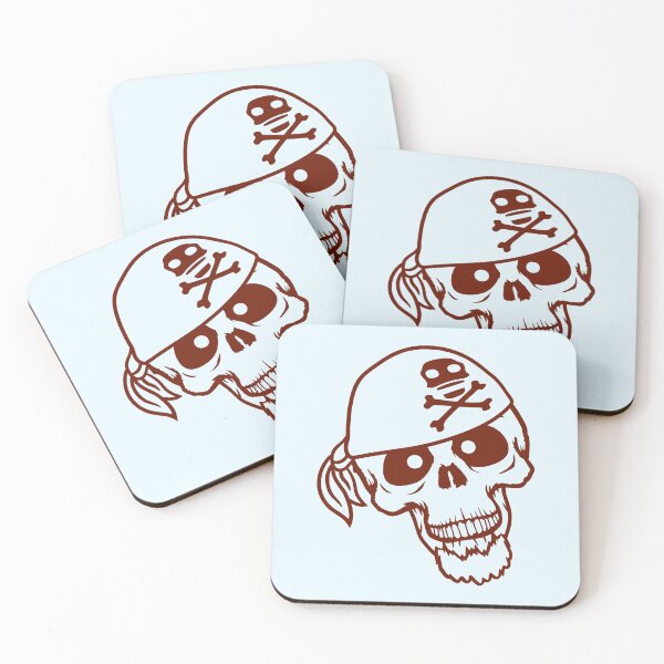 Item preview, Pirate Hat Skull Skeleton Halloween Head Scarf Fun designed and sold by shirt-o-mat.