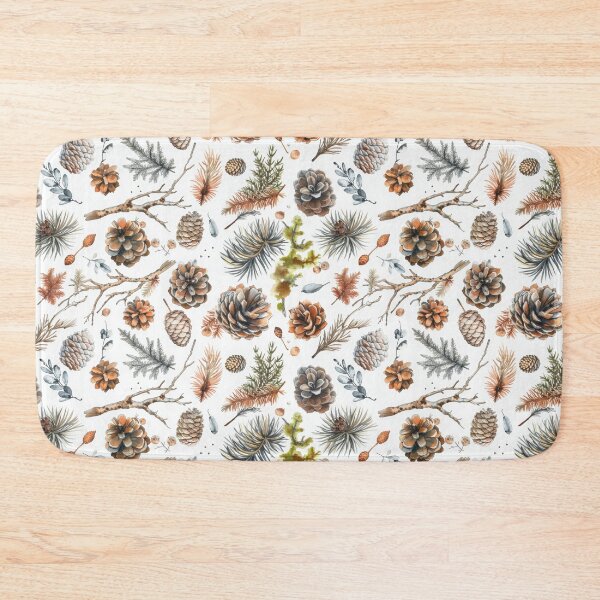 Item preview, Watercolor Winter Forest Elements designed and sold by NTGUILTY.