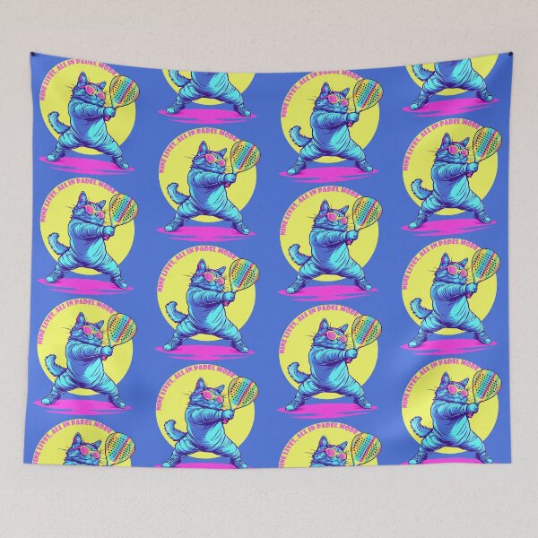 Item preview, Padel  Paws, the King of Court Claws designed and sold by EvieWoj.