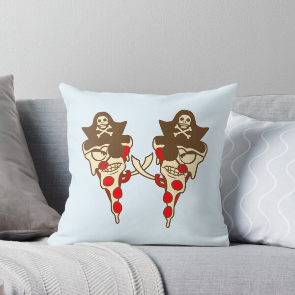 Item preview, 2 Evil Fast Food Pizza Pirates Duel Eye Patch Cool designed and sold by shirt-o-mat.