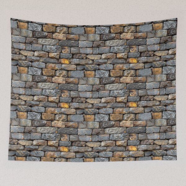 Item preview, Rustic Multi-Toned Stone Wall designed and sold by NTGUILTY.