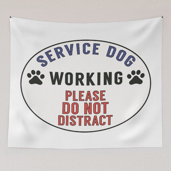 Item preview, Service Dog Working designed and sold by MoePark.