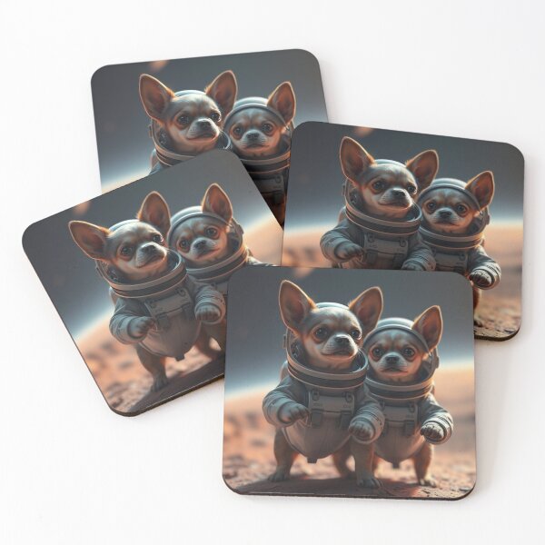 Item preview, Lost Chihuahuas in Space designed and sold by ADCSunshine.