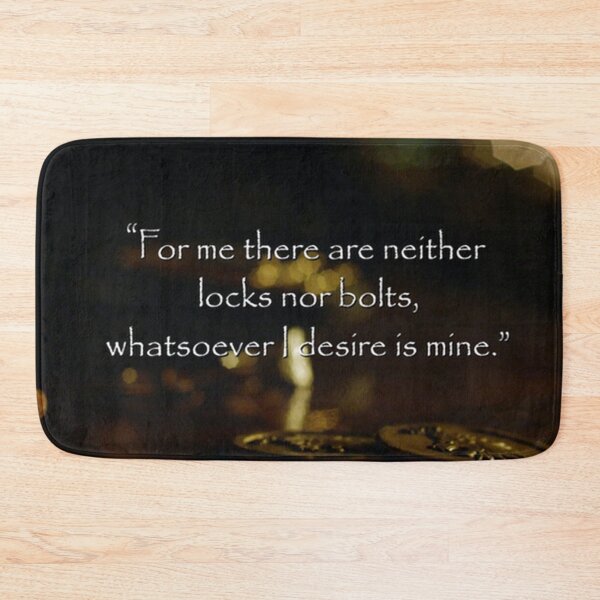 Item preview, Quotes from TV Show Grimm “For me there are neither locks nor bolts, whatsoever I desire is mine” designed and sold by Lumen Nyx Art.