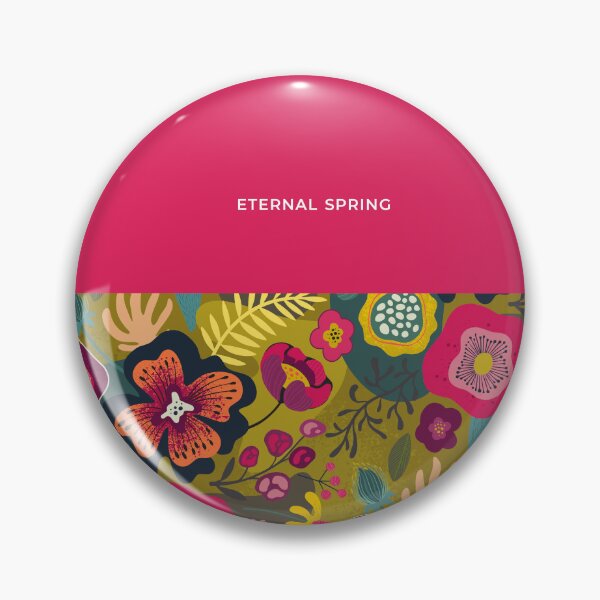 Item preview, Bold Floral Pattern | Eternal Spring  designed and sold by Julia’s Journal Art Greece.