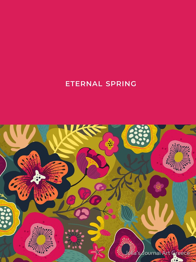 Thumbnail 4 of 4, iPhone Case, Bold Floral Pattern | Eternal Spring designed and sold by juliajournal.