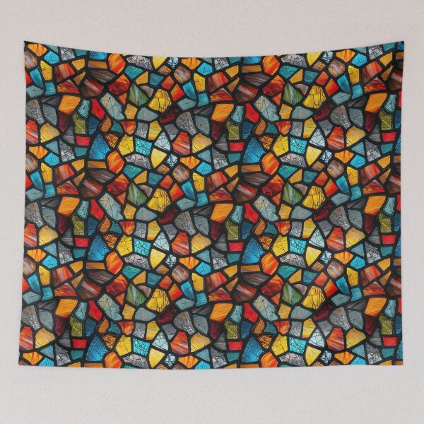 Item preview, Colorful Abstract Mosaic designed and sold by NTGUILTY.