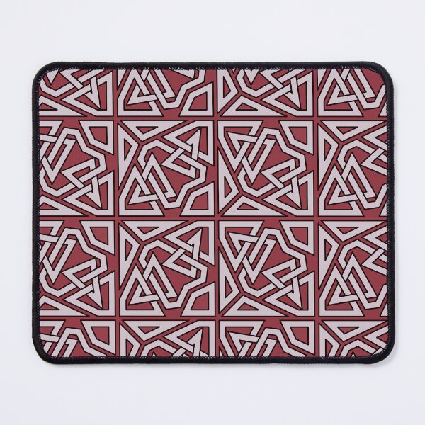 Item preview, Broken Glass Geometric Pattern – Fuchsia and Grey designed and sold by Tarjiart.