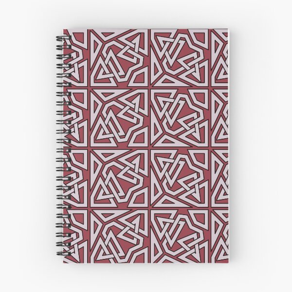 Item preview, Broken Glass Geometric Pattern – Fuchsia and Grey designed and sold by Tarjiart.