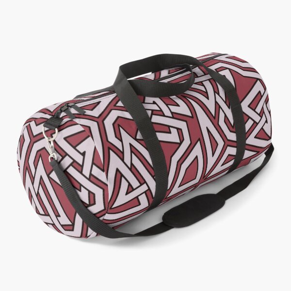 Item preview, Broken Glass Geometric Pattern – Fuchsia and Grey designed and sold by Tarjiart.