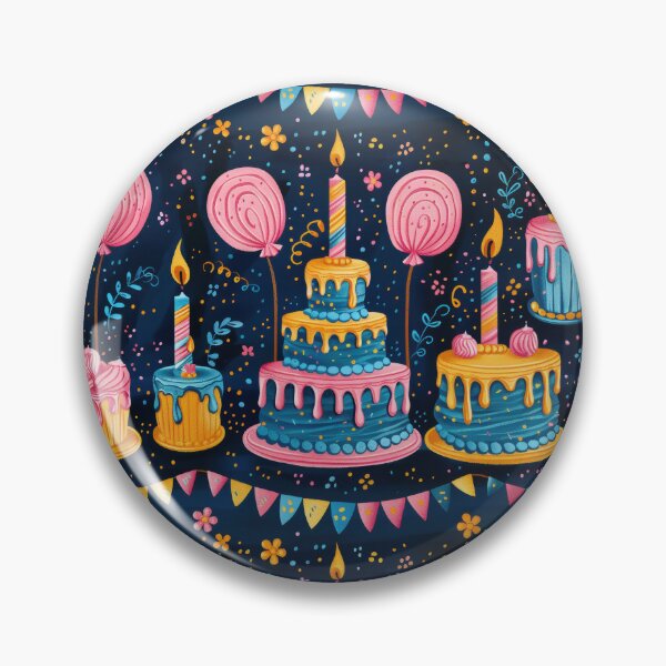 Item preview, Colorful Birthday Party Illustration designed and sold by NTGUILTY.
