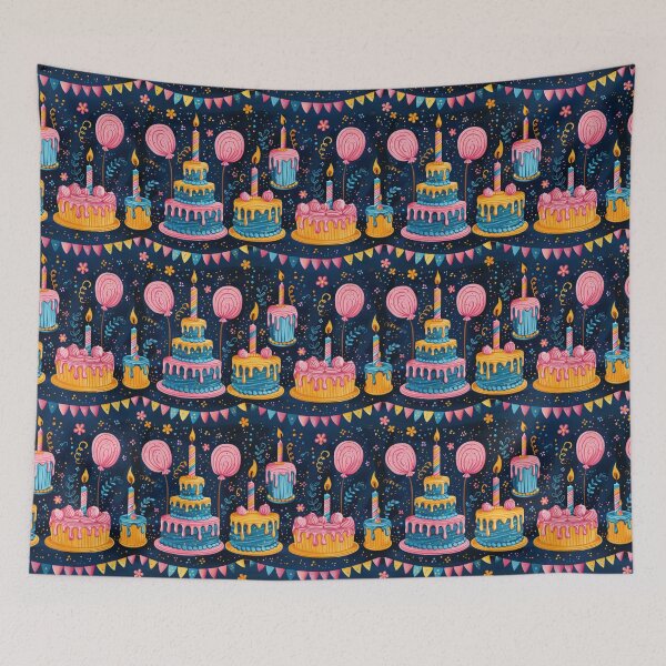 Item preview, Colorful Birthday Party Illustration designed and sold by NTGUILTY.