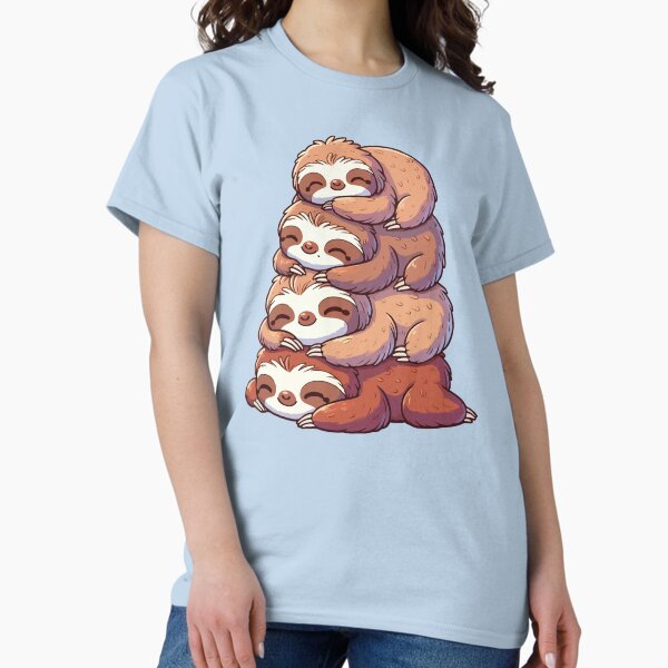 Item preview, Kawaii sloth stack designed and sold by AnnaArtbyAMNA.