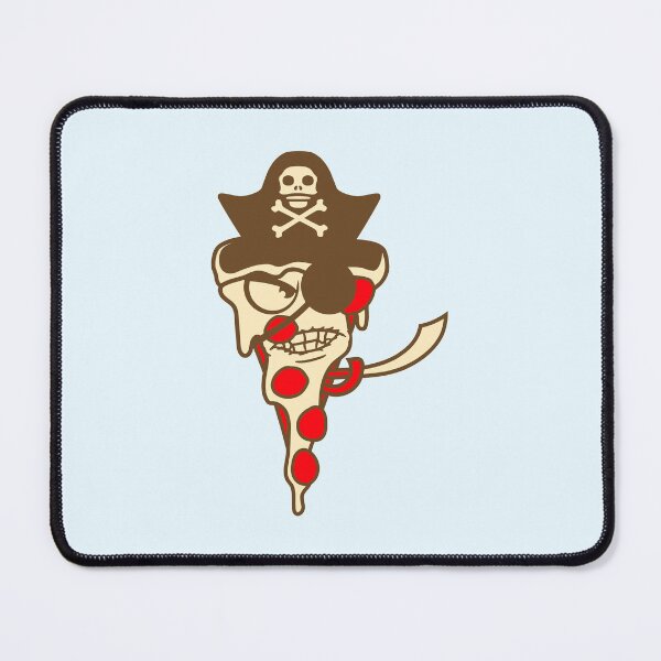 Item preview, Evil Fast Food Pizza Pirate Captain Cool Eye Patch designed and sold by shirt-o-mat.