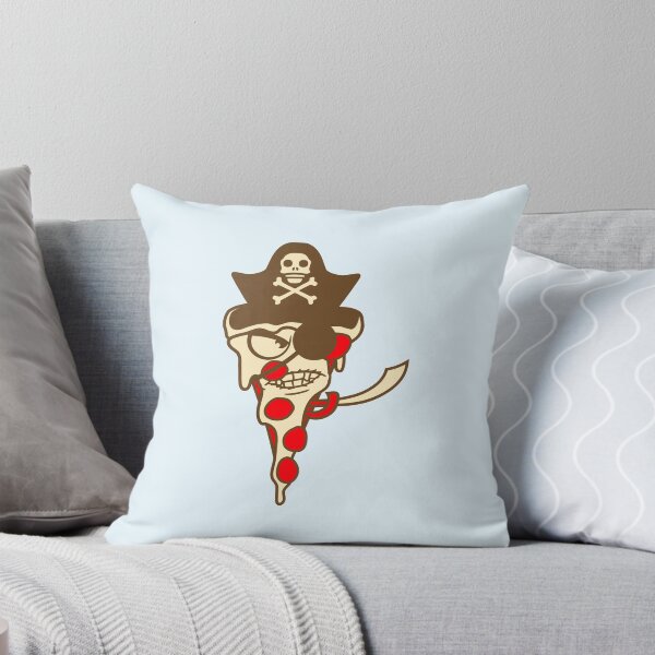 Item preview, Evil Fast Food Pizza Pirate Captain Cool Eye Patch designed and sold by shirt-o-mat.
