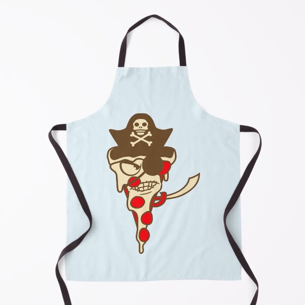 Item preview, Evil Fast Food Pizza Pirate Captain Cool Eye Patch designed and sold by shirt-o-mat.