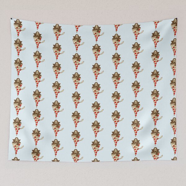 Item preview, Evil Fast Food Pizza Pirate Captain Cool Eye Patch designed and sold by shirt-o-mat.
