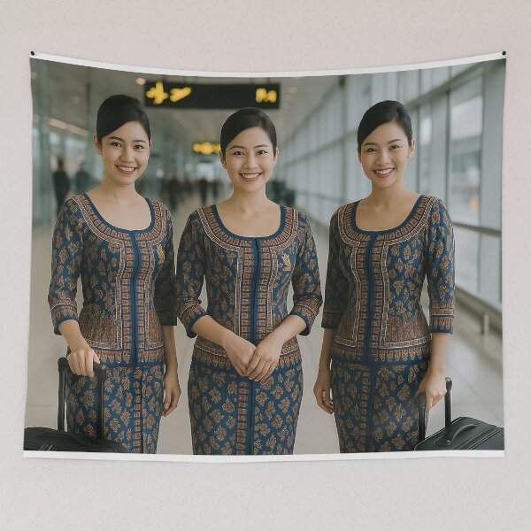 Item preview, Singapore Airlines Cabin Crew designed and sold by Skyframe Aviation.