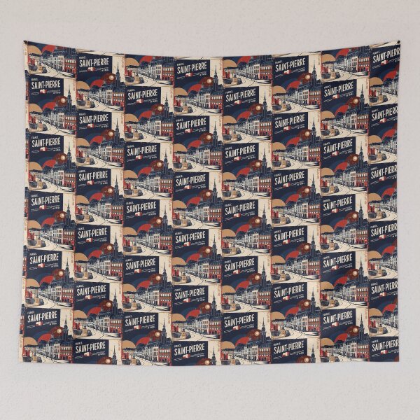 Item preview, Saint Pierre France 1950s Vintage Travel Tourism designed and sold by TravelersGems.