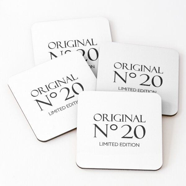 Item preview, Happy 20th Birthday - Original N° 20 Limited Edition designed and sold by JacquieMira.