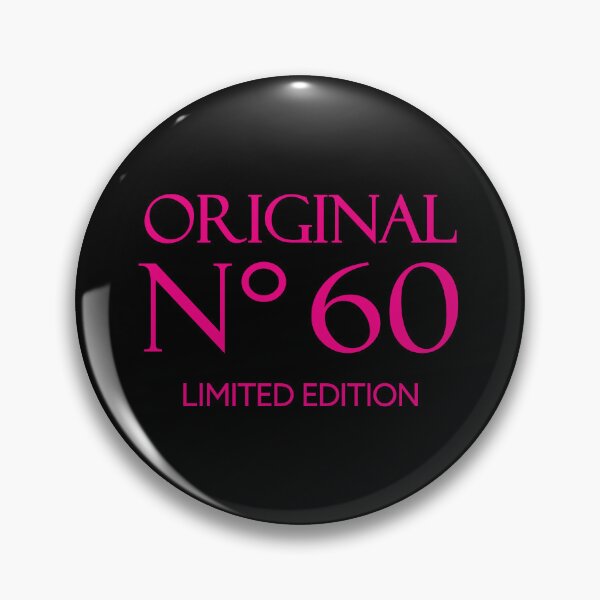 Item preview, 60th Birthday - Original N° 60 Limited Edition - Birthday party designed and sold by JacquieMira.