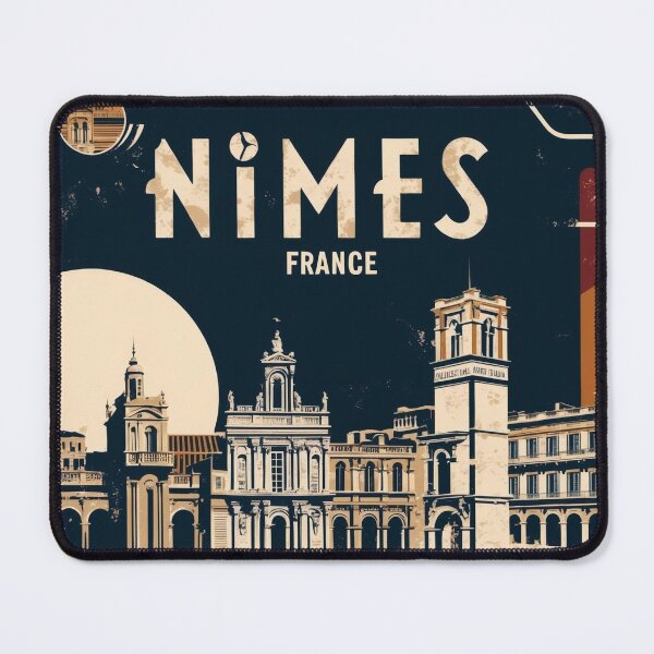 Item preview, Nimes France 1950s Vintage Travel Tourism designed and sold by TravelersGems.