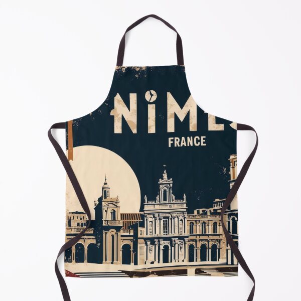 Item preview, Nimes France 1950s Vintage Travel Tourism designed and sold by TravelersGems.