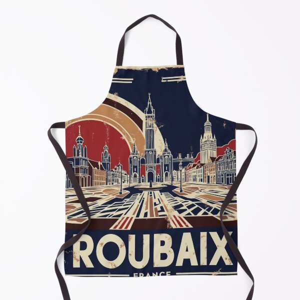 Item preview, Roubaix France 1950s Vintage Travel Tourism designed and sold by TravelersGems.