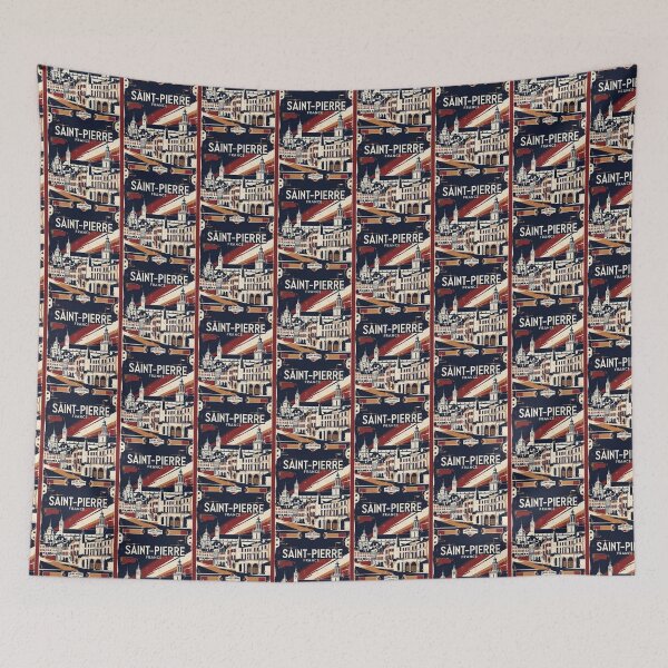 Item preview, Saint Pierre France 1950s Vintage Travel Tourism designed and sold by TravelersGems.