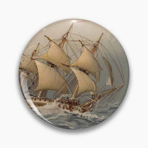 Item preview, Gun Frigate Sailing in Rough Seas 1794 designed and sold by Bruiserstang.