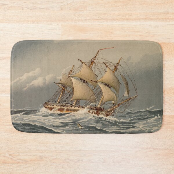 Item preview, Gun Frigate Sailing in Rough Seas 1794 designed and sold by Bruiserstang.