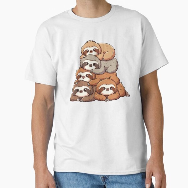 Item preview, sloth stack designed and sold by AnnaArtbyAMNA.
