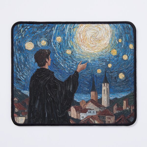 Item preview, Nicolaus Copernicus | Post-impressionist painting style designed and sold by ComicsFactory.