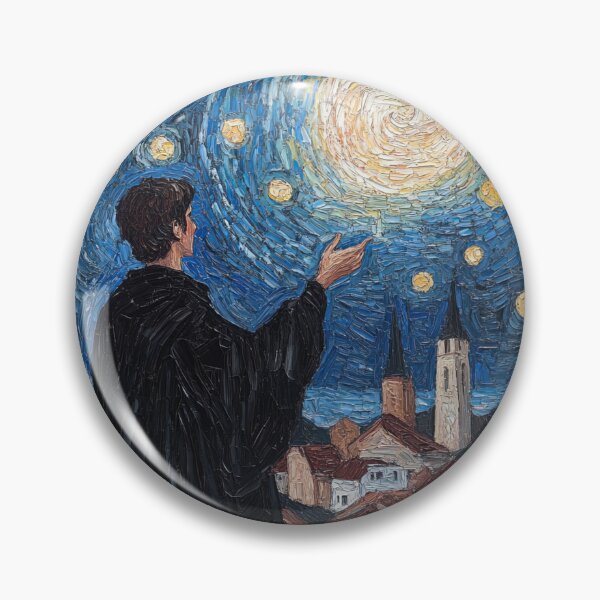 Item preview, Nicolaus Copernicus | Post-impressionist painting style designed and sold by ComicsFactory.