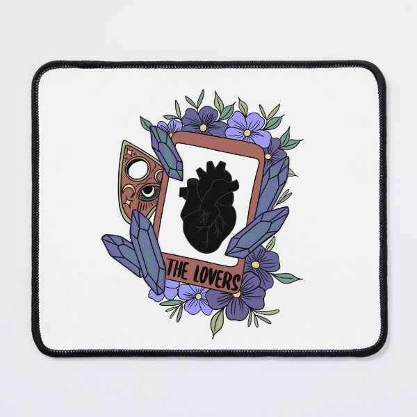 Item preview, Lovers black heart tarot cards designed and sold by waltcrystal.