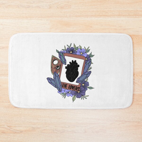 Item preview, Lovers black heart tarot cards designed and sold by waltcrystal.