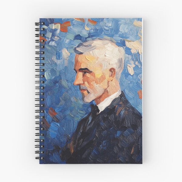 Item preview, Niels Bohr | Post-impressionist painting style designed and sold by ComicsFactory.
