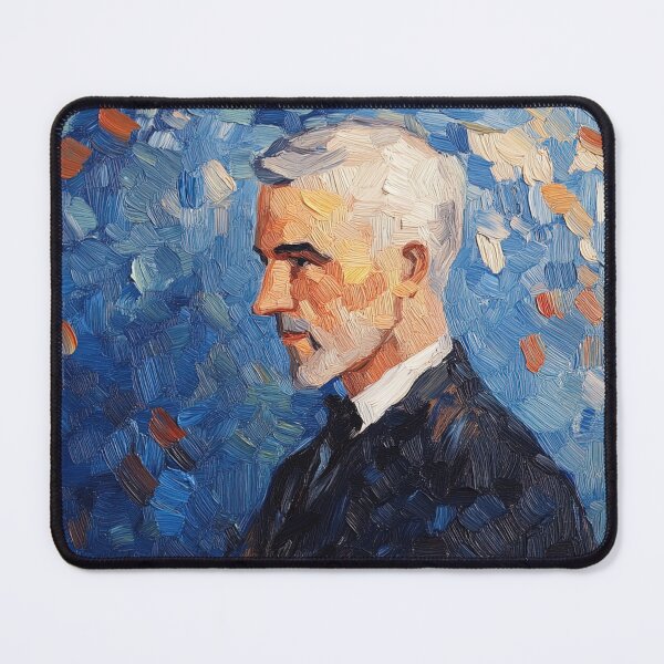 Item preview, Niels Bohr | Post-impressionist painting style designed and sold by ComicsFactory.