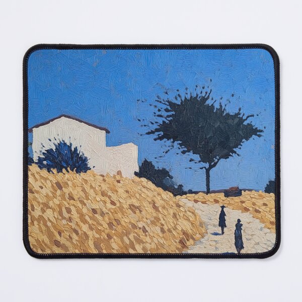 Item preview, Niger landscape | Post-impressionist painting style designed and sold by ComicsFactory.