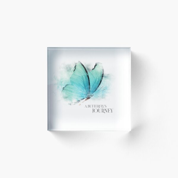 Item preview, Blue Butterfly in Watercolor Smoke Art designed and sold by Julia’s Journal Art Greece.