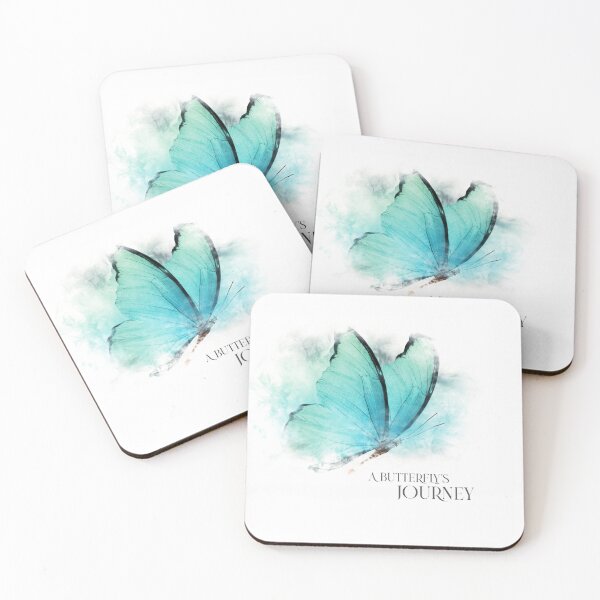 Item preview, Blue Butterfly in Watercolor Smoke Art designed and sold by Julia’s Journal Art Greece.