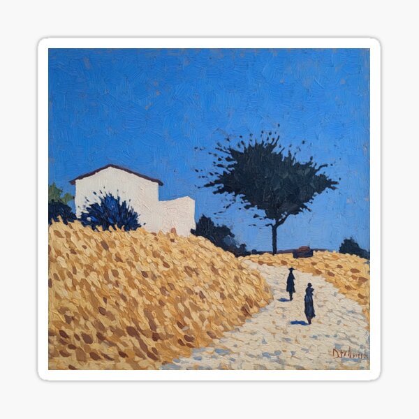 Item preview, Niger landscape | Post-impressionist painting style designed and sold by ComicsFactory.