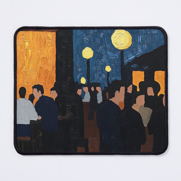 Item preview, Nightclub | Post-impressionist painting style designed and sold by ComicsFactory.