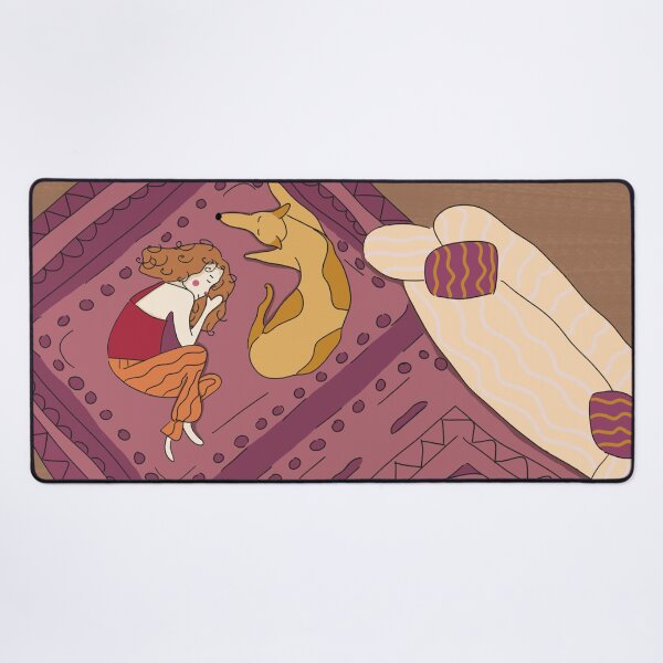 Item preview, girl and dog designed and sold by ToGirlsFromGirl.