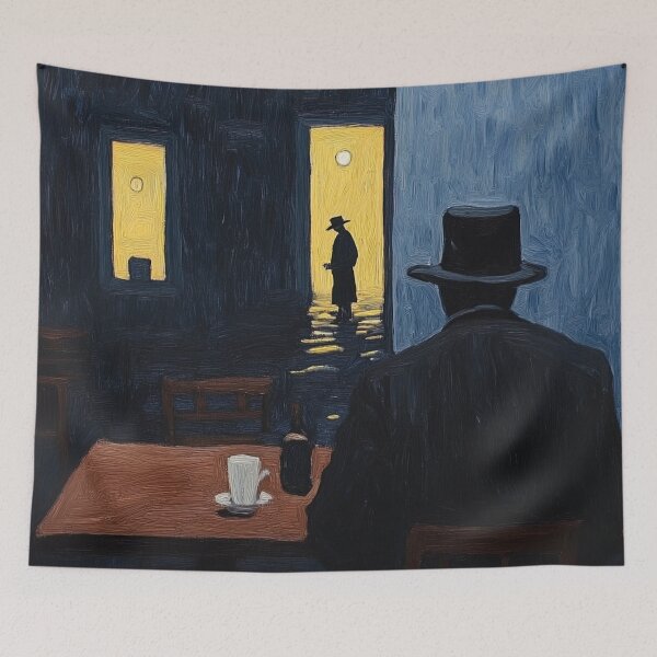 Item preview, Nighthawks | Post-impressionist painting style designed and sold by ComicsFactory.